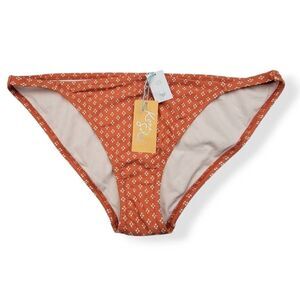 Kona Sol Rust Hipster Bikini Bottom Large 12-14
